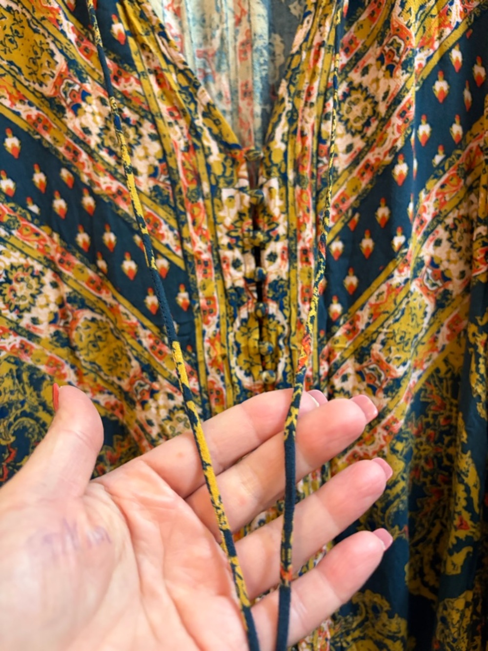 Free People Magic Mystery Boho Tunic Size Small - Picture 5 of 10